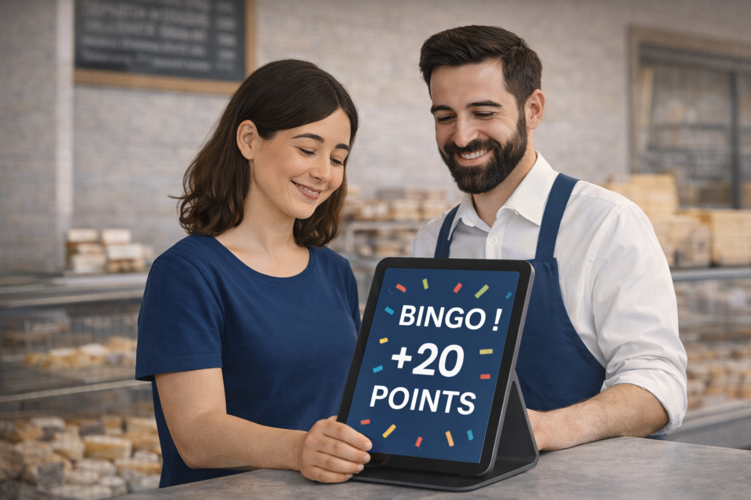 Il cumule des points à chaque achat