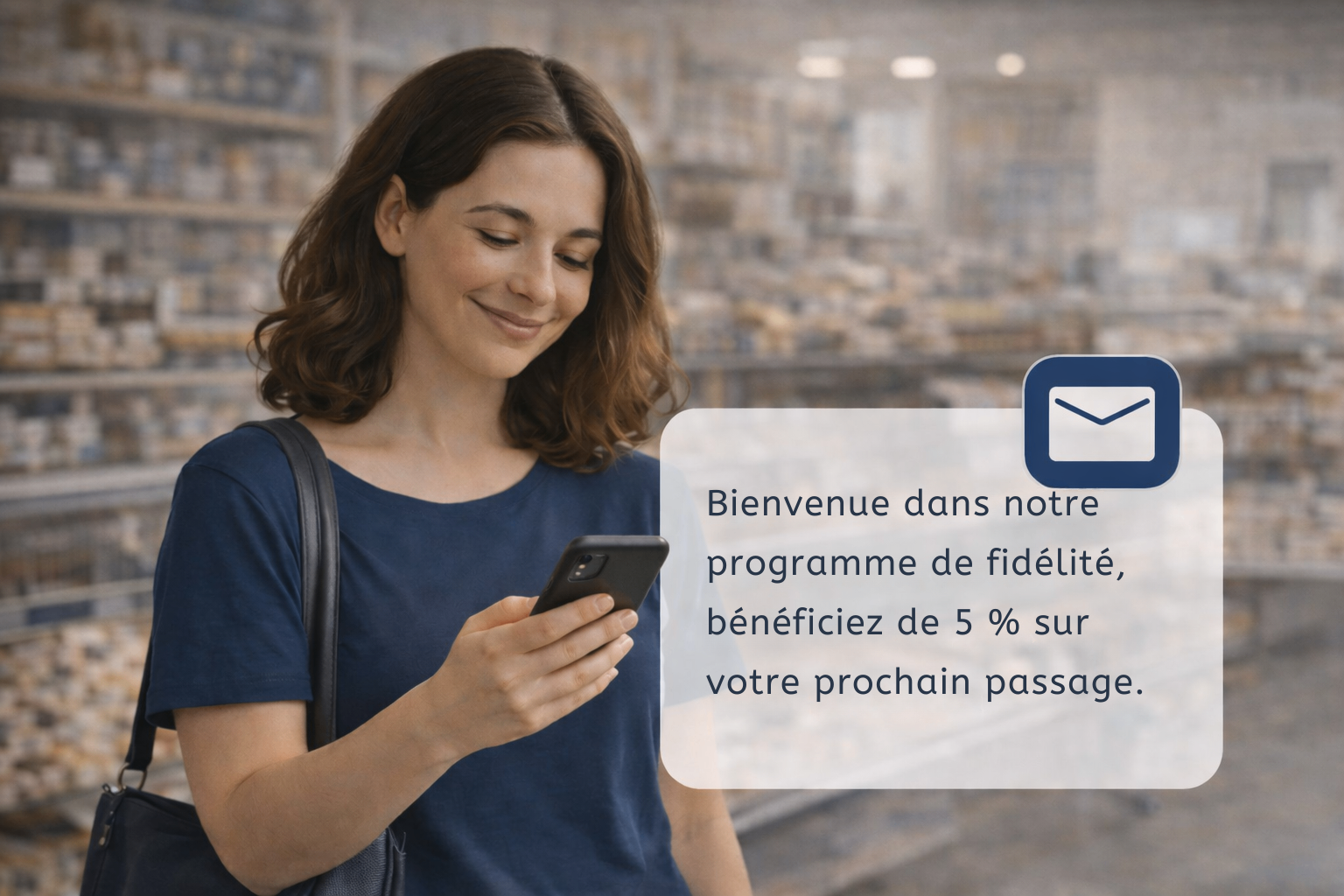 Vous restez en contact avec vos clients